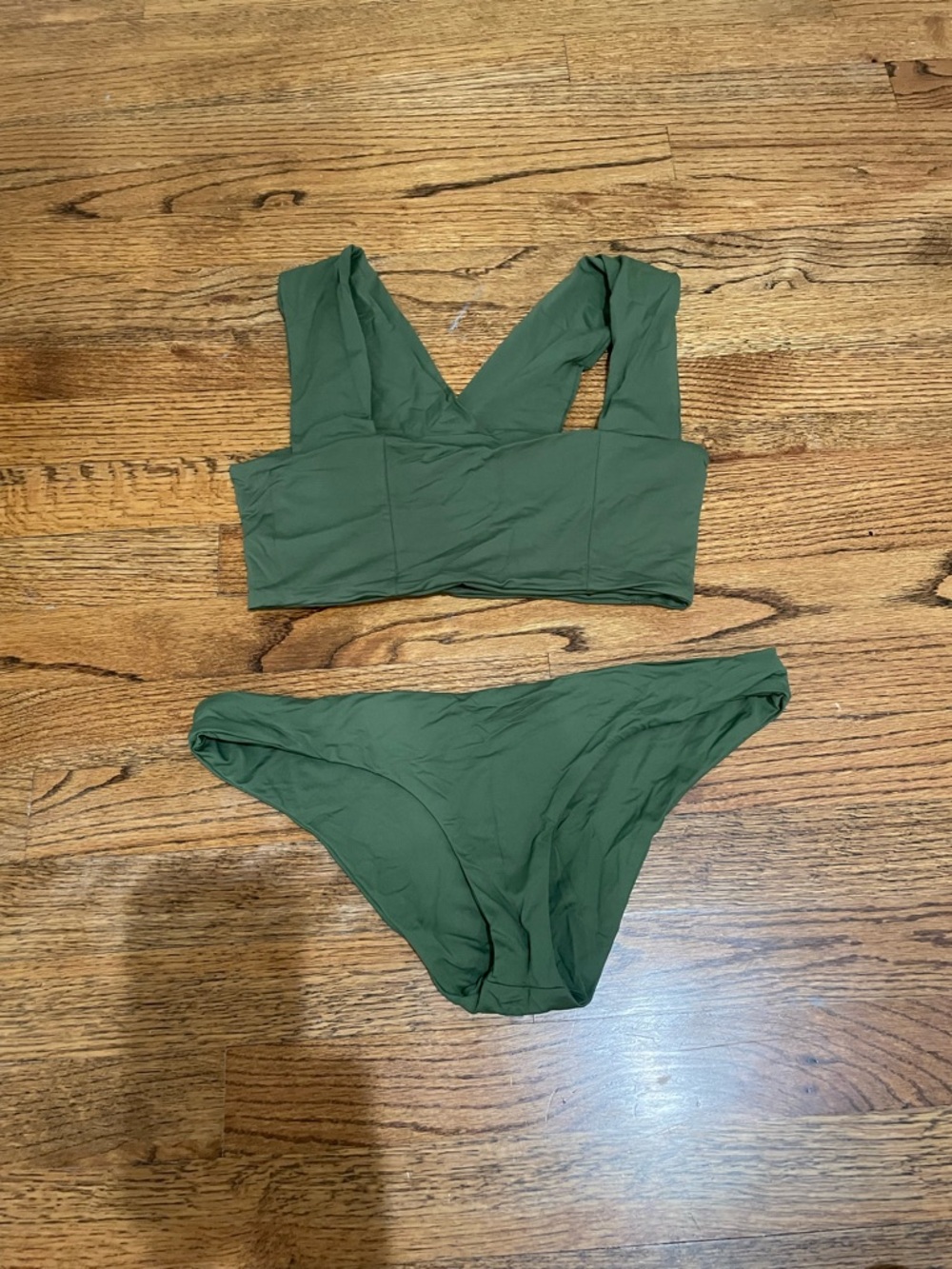 l*space green parker bikini